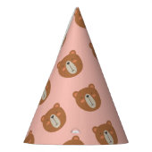 キュートベアカラフルパーティー帽子 パーティーハット (左)