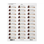 キュートベアキュブ差出人住所ラベル ラベル (フルシート)