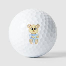 キュートベアテーマ少年の誕生日パーティー ゴルフボール