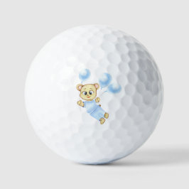 キュートベアテーマ少年の誕生日パーティー ゴルフボール