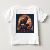 キュートベアベビーTシャツ ベビーTシャツ (裏面)