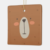 キュートベアーキッズベビー子供部屋ルーム セラミックオーナメント (左)