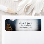 キュートベアーズオーバーザムーン差出人住所 ラベル (インサイチュ)