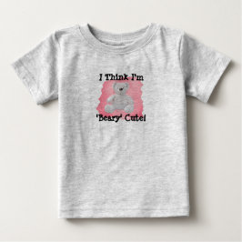 キュートベアーテディベアベビーTシャツ ベビーTシャツ