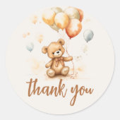 キュートベアーニュートラル ラウンドシール (正面)