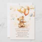 キュートベアーニュートラル 招待状 (正面)