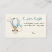 キュートベアーハローリトルワンおむつラッフル エンクロージャーカード (正面)