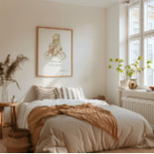 キュートベアーバイブル聖句ウォールアートプリント ポスター