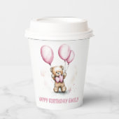 キュートベアーパステル紙カップ 紙コップ (正面)