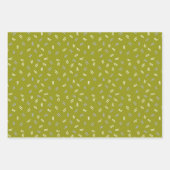 キュートベアーパンドラパーティーボーイ誕生日ギフト ラッピングペーパーシート (正面3)