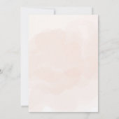 キュートベアーベビーシャワー招待状 招待状 (裏面)