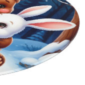 キュートベアーホールディングバニー カッティングボード (角)