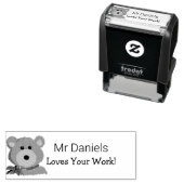 キュートベア先生スタンプ セルフインキングスタンプ (インサイチュ)