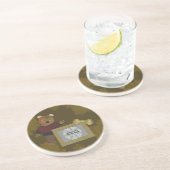 キュートベア写真テンプレートドリンクコースター コースター (側面)