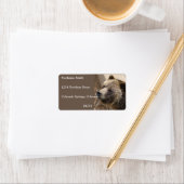 キュートベア顔 ラベル (インサイチュ)