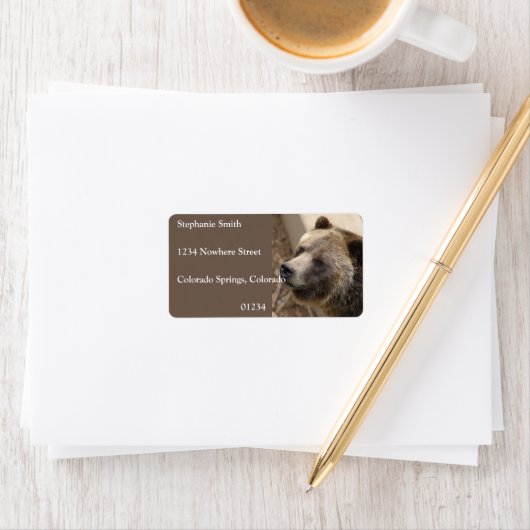 キュートベア顔 ラベル (インサイチュ)