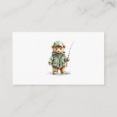 キュートベア魚釣りおむつラッフルチケット エンクロージャーカード (裏面)