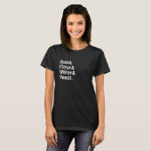 キュートベイカーベーキング料理パン Tシャツ (正面フル)