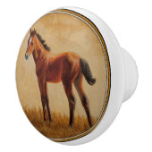 キュートベイクォーターホースフォール セラミックノブ (右)