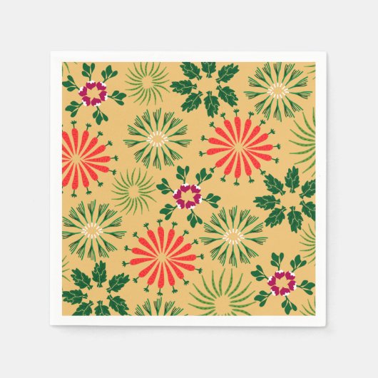 キュートベジタブル紙ナプキンス スタンダードカクテルナプキン (正面)
