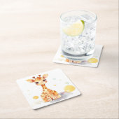 キュートベビーキラフェスクエア紙コースター スクエアペーパーコースター (インサイチュ)