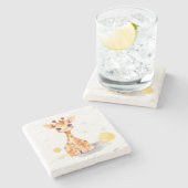 キュートベビーキラフェストーンコースター ストーンコースター (横)