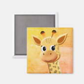 キュートベビーキリンスケッチ マグネット (正面/裏面)