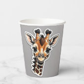 キュートベビーキリン顔 紙コップ (裏面)