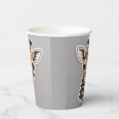 キュートベビーキリン顔 紙コップ (左)