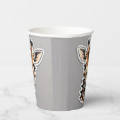 キュートベビーキリン顔 紙コップ (右)