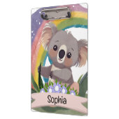 キュートベビーコアラレインボー名前をカスタムする クリップボード (左)