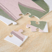 キュートベビーコアラレインボー名前をカスタムする ジグソーパズル (側面)