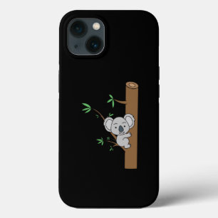 キュートベビーコアラ登山アユーカリプタスツリー iPhone 13ケース