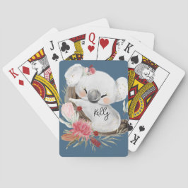 キュートベビーコアラ金ゴールドスペックル名前をカスタムする トランプ