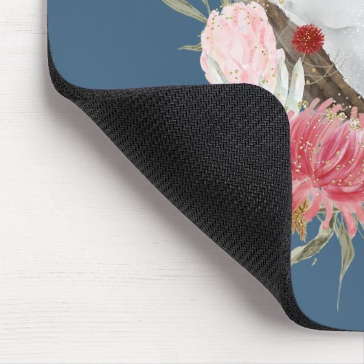 キュートベビーコアラ金ゴールドスペックル名前をカスタムする マウスパッド (コーナー)