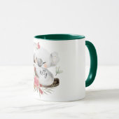 キュートベビーコアラ金ゴールドスペックル名前をカスタムする マグカップ (正面右)