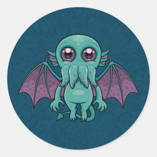 キュートベビーシュルフモンスター ラウンドシール (正面)