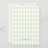 キュートベビーシーホースボーイベビーシャワー招待状 招待状 (裏面)