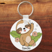 キュートベビースース名前をカスタムする キーホルダー (正面)