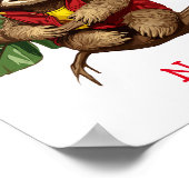 キュートベビースース名前をカスタムする ポスター (角)