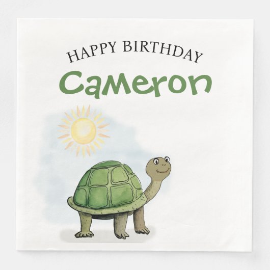 キュートベビータートルイラストレーション (正面)