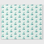 キュートベビードバおもしろいーラップ紙 ラッピングペーパー (フラット)