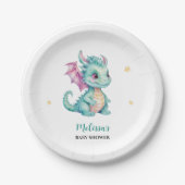 キュートベビードラゴン ペーパープレート (正面)