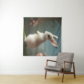 キュートベビーバニーポートレート タペストリー (インサイチュ(横))