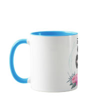 キュートベビーパンダフラワーリース名前をカスタムする