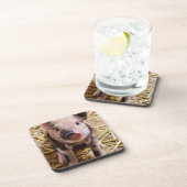 キュートベビーピグレットファーム動物納屋周囲の庭ベビー コースター (右側)