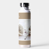 キュートベビーヘッジホッパーソナライズされたグ ウォーターボトル (左面)