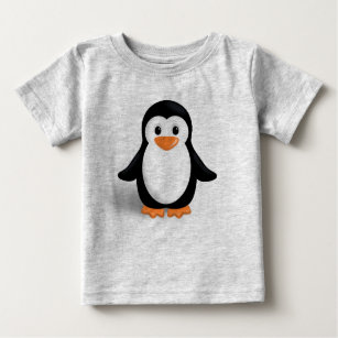 キュートベビーペンギン ベビーTシャツ