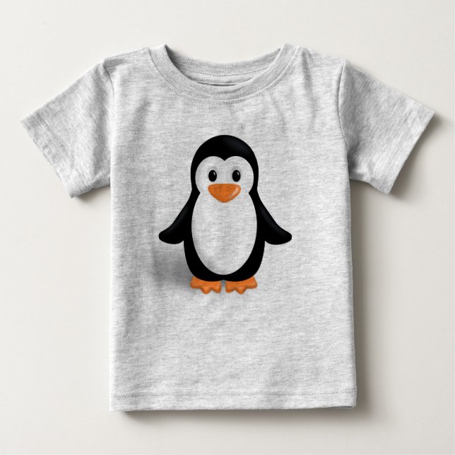 キュートベビーペンギン ベビーTシャツ (正面)