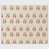 キュートベビーペンギン ラッピングペーパー (フラット)